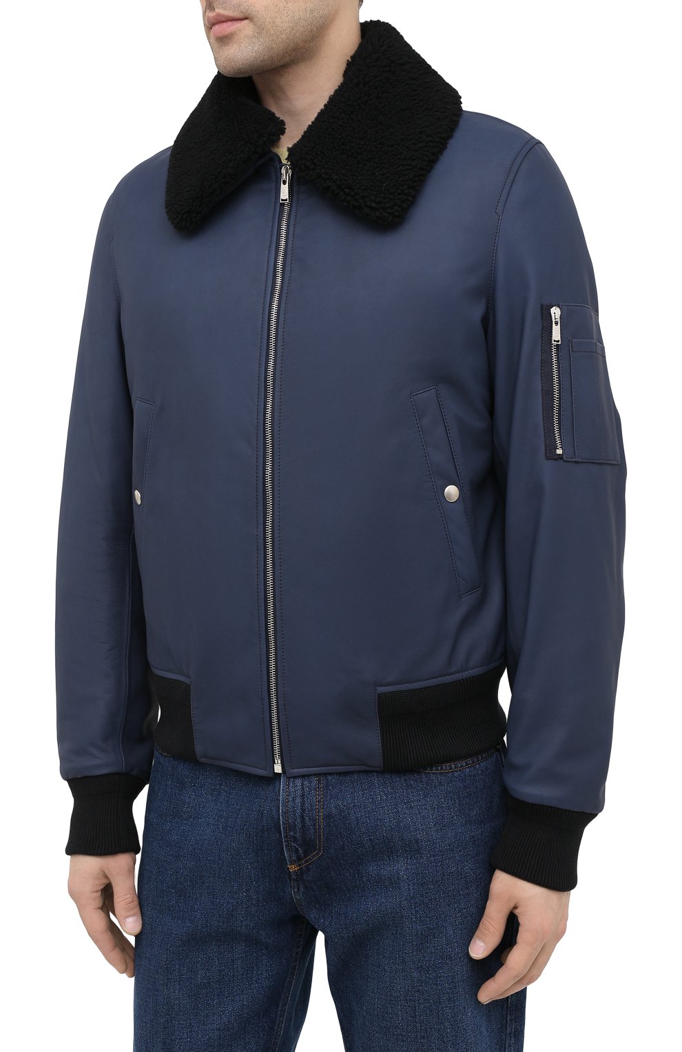 Кожаный бомбер LANVIN, арт. RM-LF0002-CM11-A20, фото 4