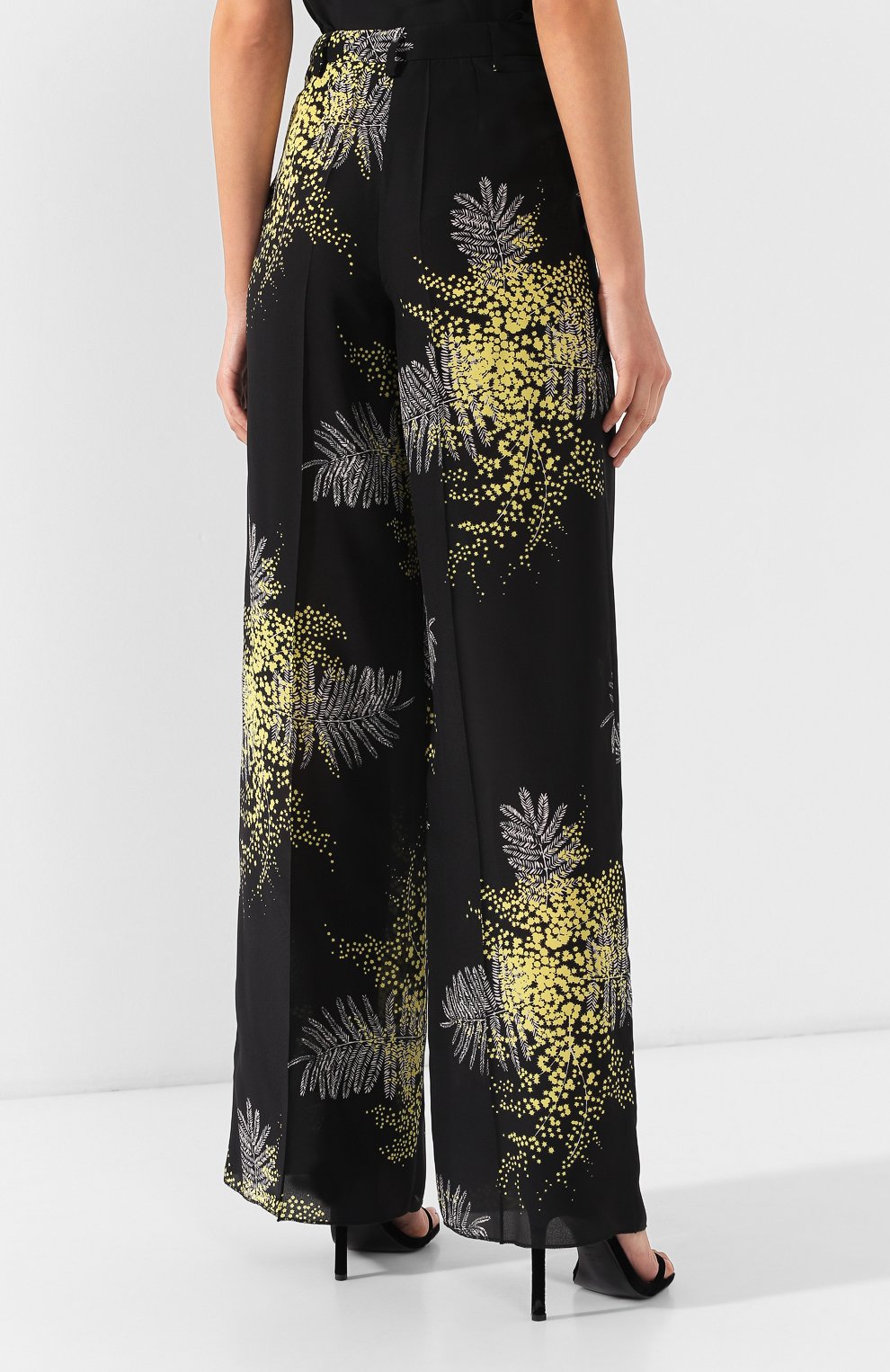 Шелковые брюки VALENTINO, арт. RB3RB3054FG, фото 4