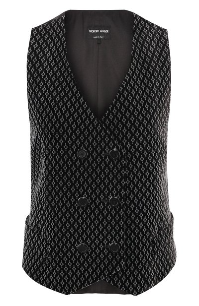 Женский жилет из смеси вискозы и шелка GIORGIO ARMANI, арт. 9WHGK010/T0178