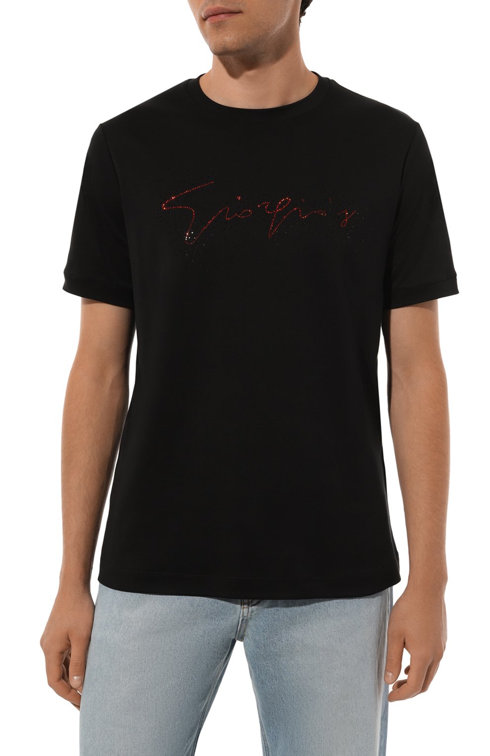 Хлопковая футболка GIORGIO ARMANI, арт. GM000527/TE10333, фото 3