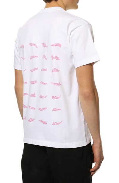 Хлопковая футболка JACQUEMUS, арт. 225JS031-2003, фото 4