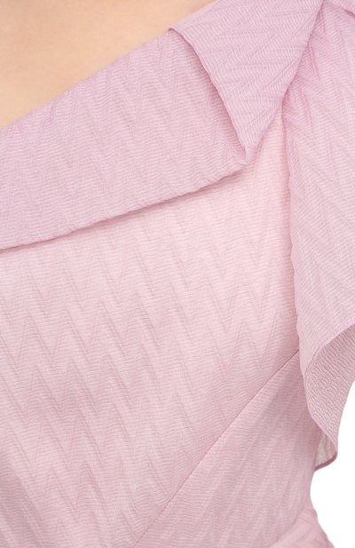 Платье из шелка и вискозы ROLAND MOURET светло-розового цвета по цене 299500 руб., арт. PW20/S0935/F0428, фото 5 Платье из шелка и вискозы ROLAND MOURET, арт. PW20/S0935/F0428, фото 5