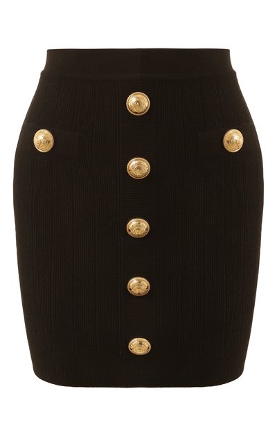 Женская юбка из вискозы BALMAIN, арт. EF1LB290/KB07