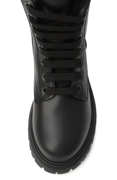 Кожаные ботинки MSGM KIDS, арт. 81142/19-27, фото 4