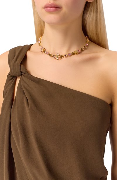 Колье idyllia SWAROVSKI разноцветного цвета по цене 58500 руб., арт. 5732385, фото 2 Колье idyllia SWAROVSKI, арт. 5732385, фото 2