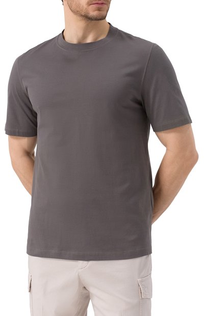 Хлопковая футболка BRUNELLO CUCINELLI, арт. M0B131308, фото 3