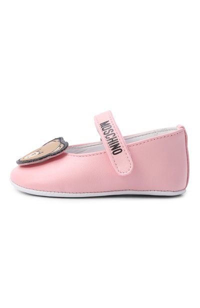 Кожаные пинетки MOSCHINO, арт. 84053/VAR4