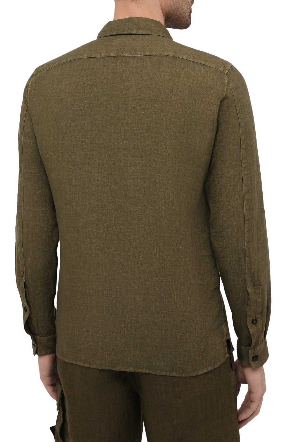 Льняная рубашка STONE ISLAND, арт. 741512001, фото 4