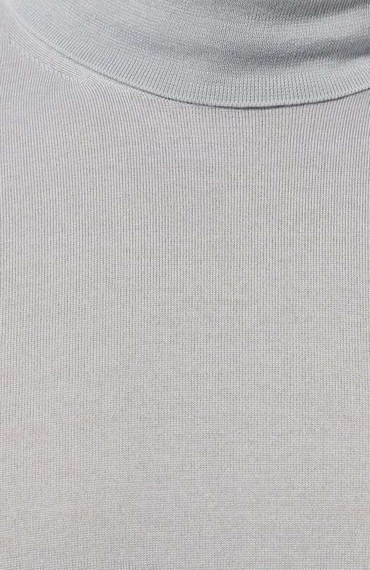 Водолазка из кашемира и шелка Zegna UCJ00A6/120 Голубой  UCJ00A6/120 Фото 5