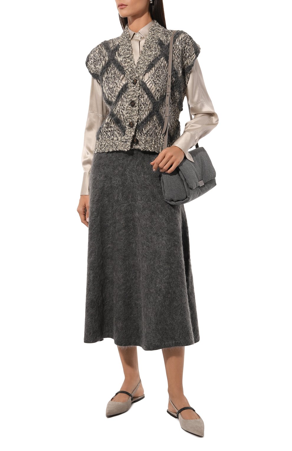 Шерстяной жилет BRUNELLO CUCINELLI, арт. MCER10206P, фото 2