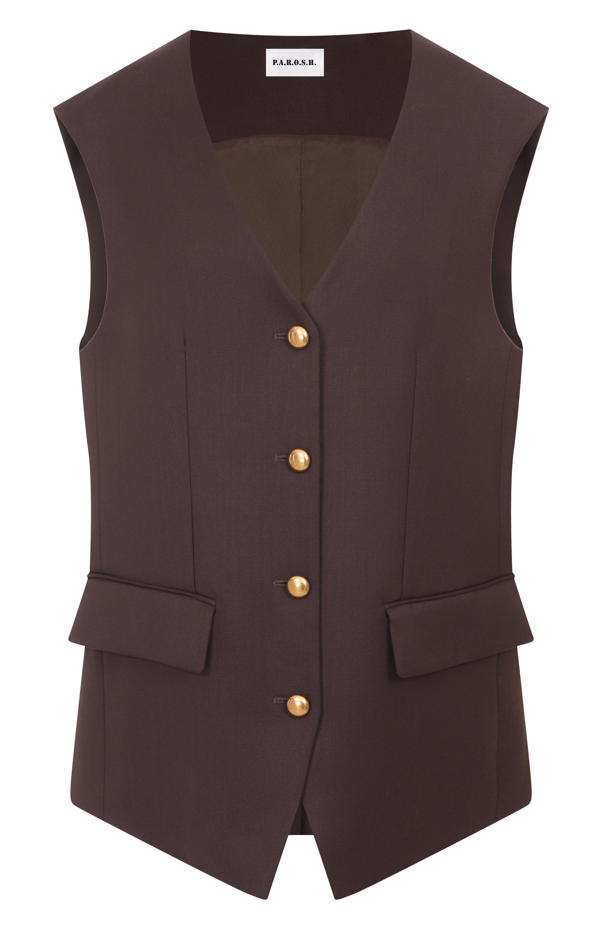 Шерстяной жилет P.A.R.O.S.H., арт. LILIUXY25-D410053G, фото 1