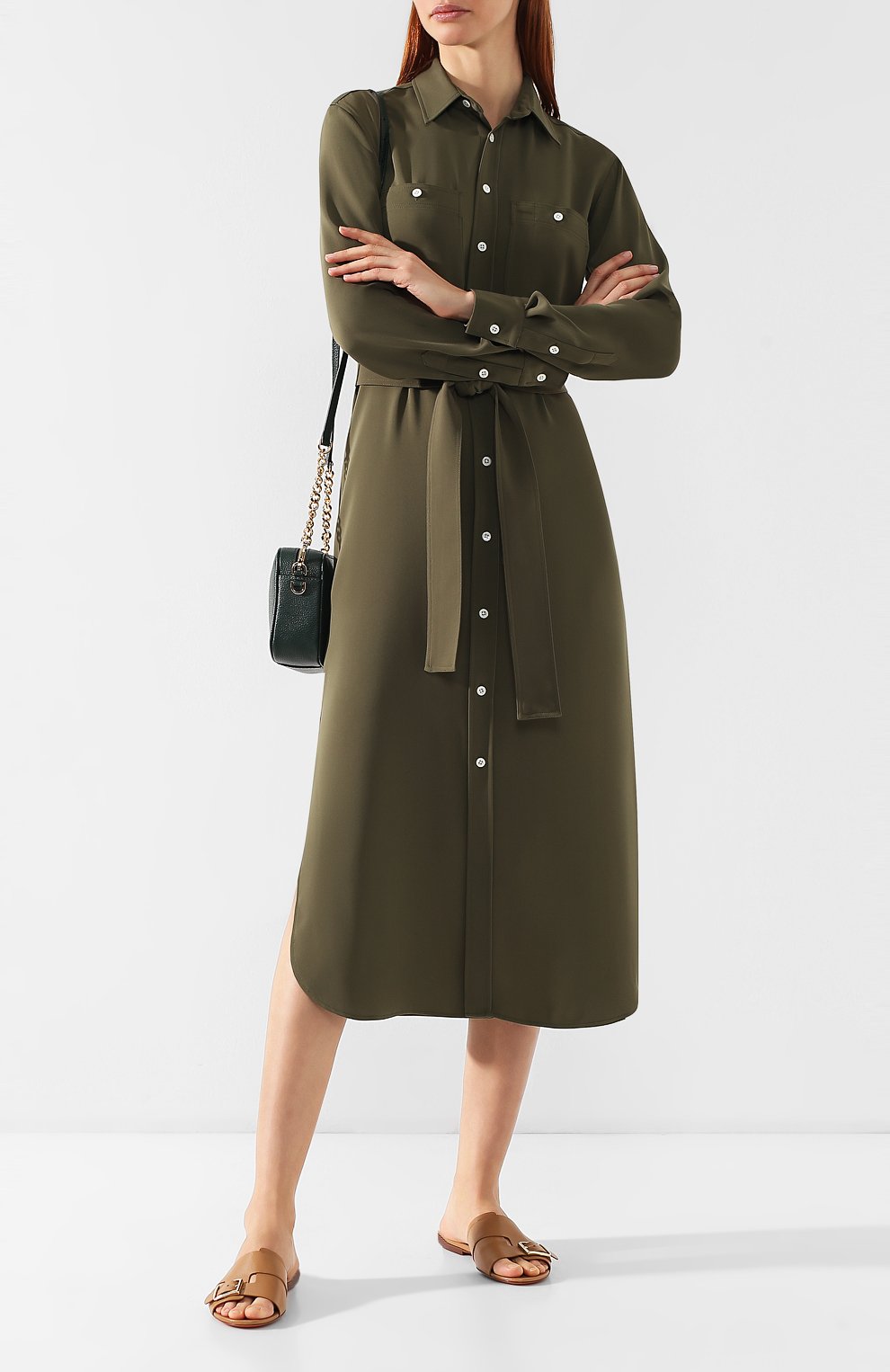 Платье с поясом POLO RALPH LAUREN, арт. 211733674, фото 2