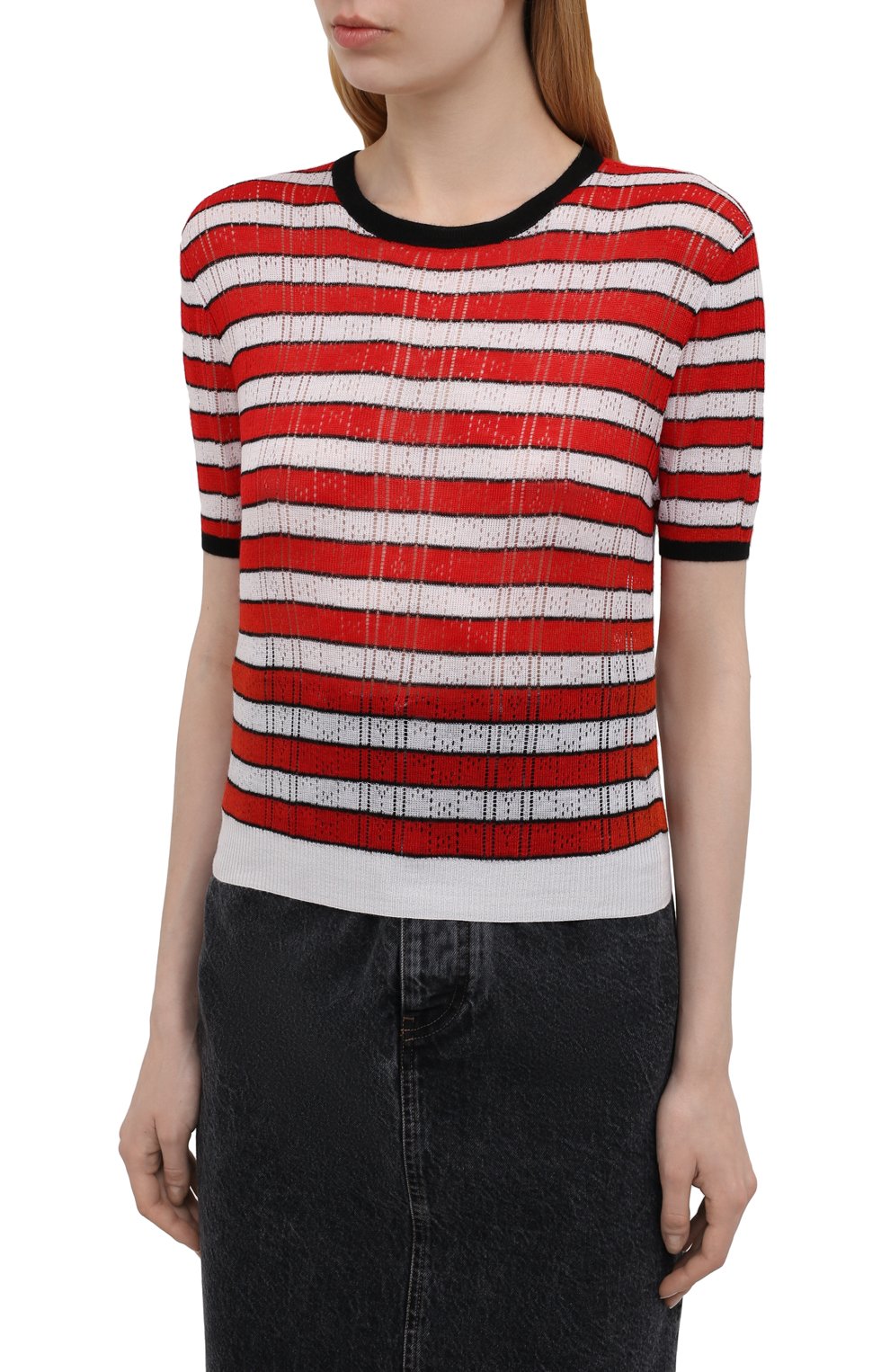 Пуловер из кашемира и шелка MIU MIU, арт. MML451-1YQ3-F0011, фото 3