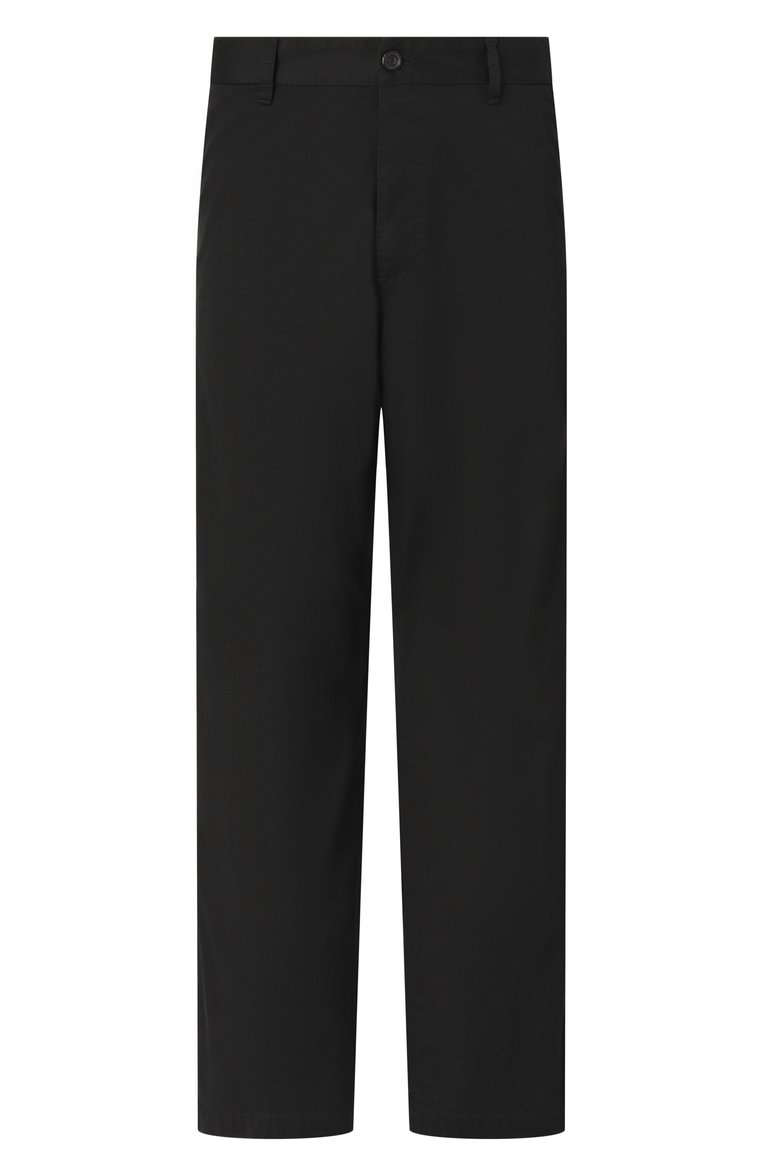 Мужские хлопк�овые брюки DSQUARED2 черного цвета, арт. S79KA0081/S35175 | Фото 1 (Материал внешний: Хлопок; Длина (брюки, джинсы): Стандартные; Случай: Повседневный; Стили: Кэжуэл)