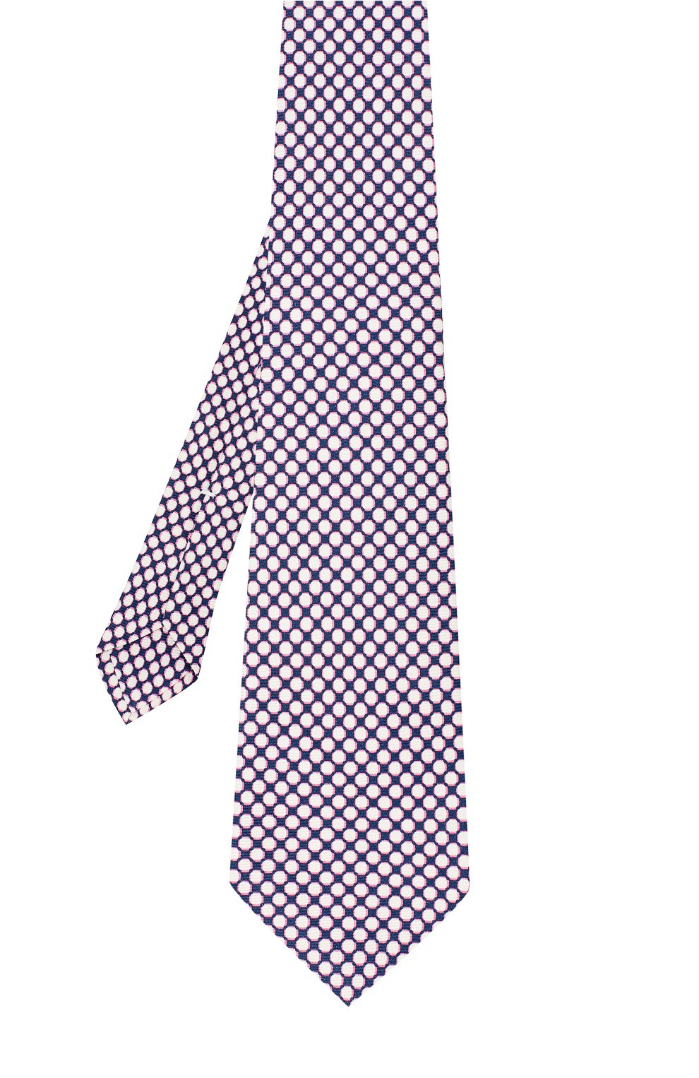 Шелковый галстук KITON темно-синего цвета по цене 25950 руб., арт. UCRVKAC08E8009000, фото 2 Шелковый галстук KITON, арт. UCRVKAC08E8009000, фото 2