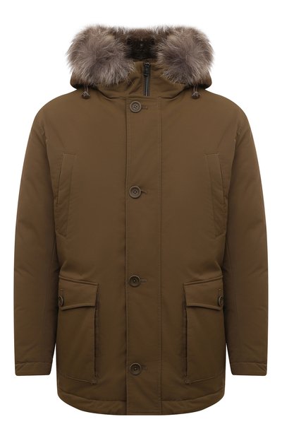 Пуховик с отделкой из койота HERNO, арт. PI000940U/12343, фото 1