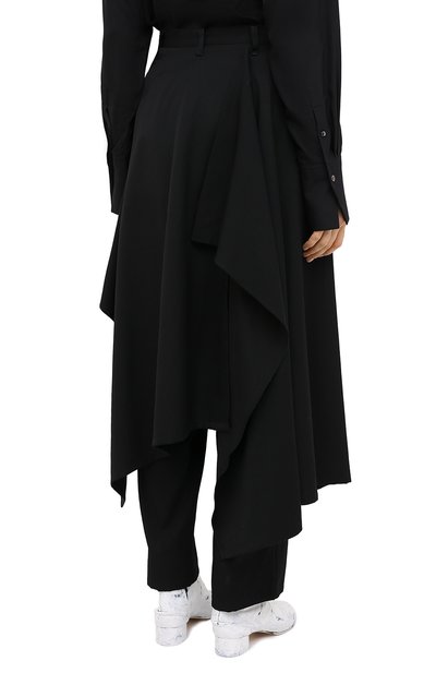 Шерстяные брюки YOHJI YAMAMOTO, арт. NR-P07-100, фото 4