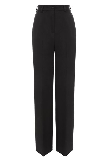 Женские брюки из шерсти и шелка DOLCE & GABBANA, арт. FTC8ZT/FU21E