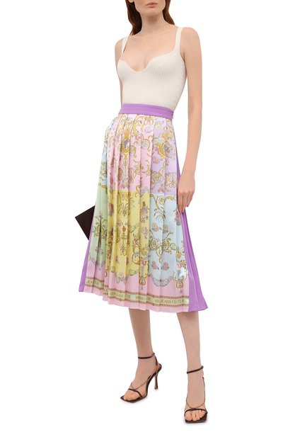 Плиссированная юбка VERSACE JEANS COUTURE, арт. A9HWA321-WDP805/S0228, фото 2