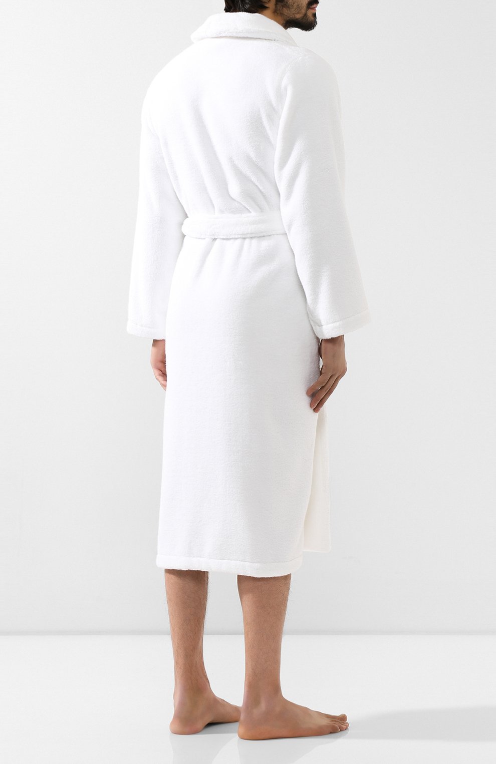 Хлопковый халат POLO RALPH LAUREN белого цвета по цене 16450 руб., арт. 714621695, фото 4 Хлопковый халат POLO RALPH LAUREN, арт. 714621695, фото 4