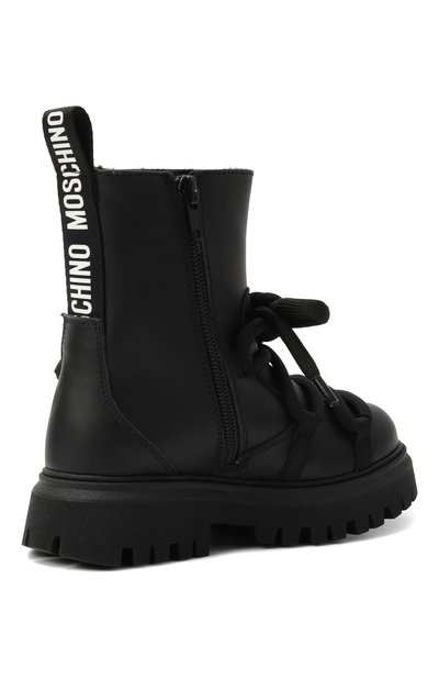 Кожаные ботинки MOSCHINO, арт. 81953/VAR4/28-35, фото 3