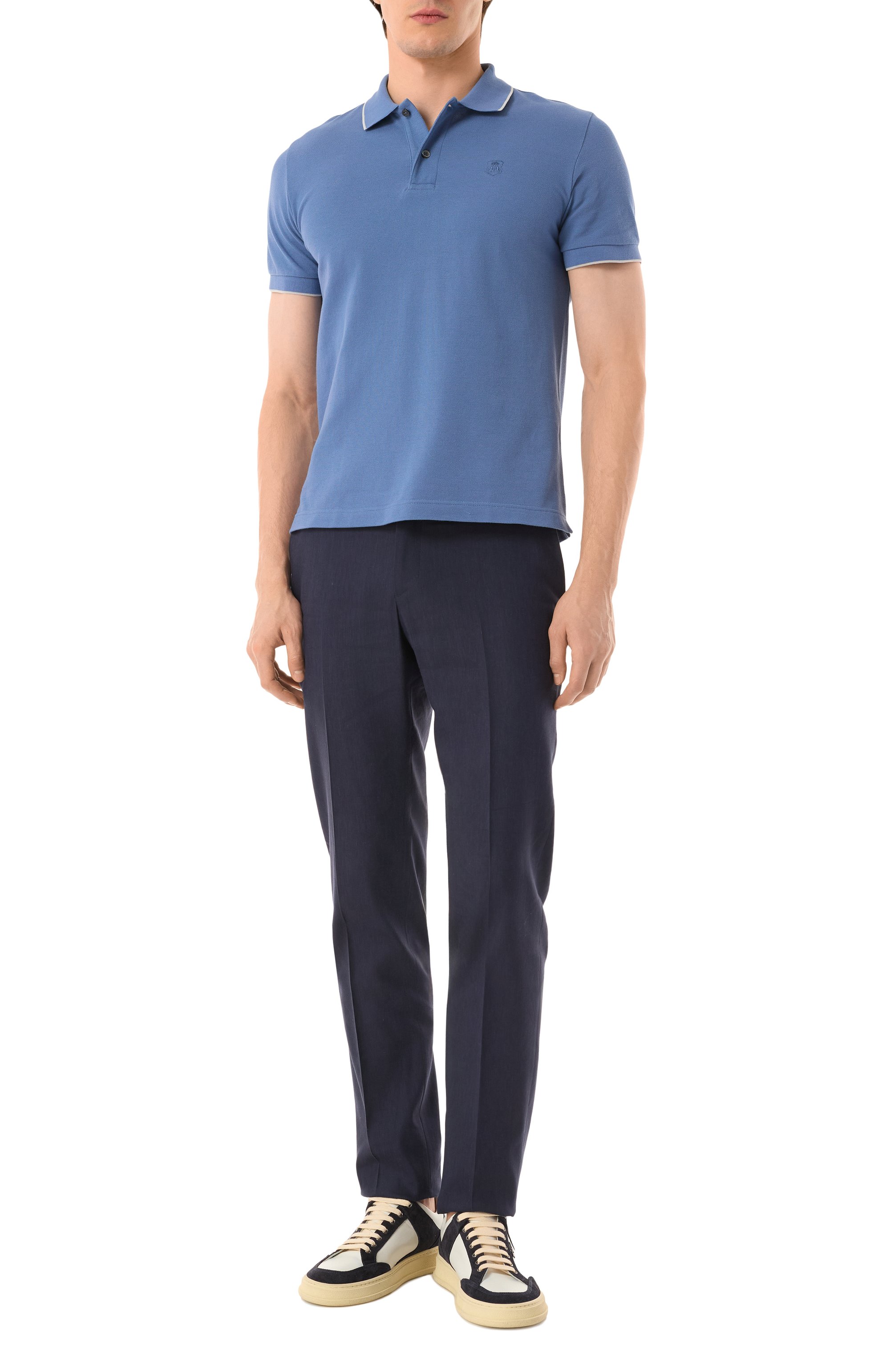 Хлопковое поло CORNELIANI, арт. 25G573-2525043, фото 2