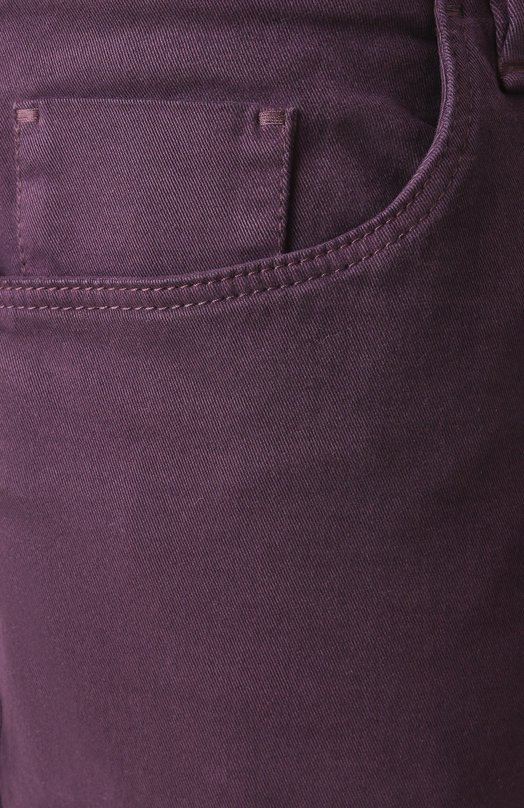 Брюки из хлопка и кашемира Zilli JSS001M0112VZDT01 Фиолетовый  JSS001M0112VZDT01 Фото 6