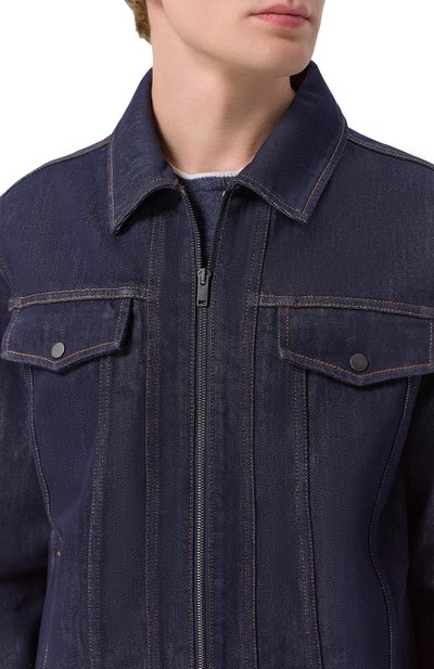 Джинсовая куртка MVST, арт. M26.2PM.J001/F116 WASHED RAW INDIG0, фото 5