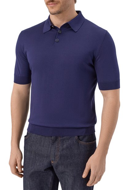 Шелковое поло DOLCE & GABBANA, арт. GXZ02Z/JBS05, фото 3