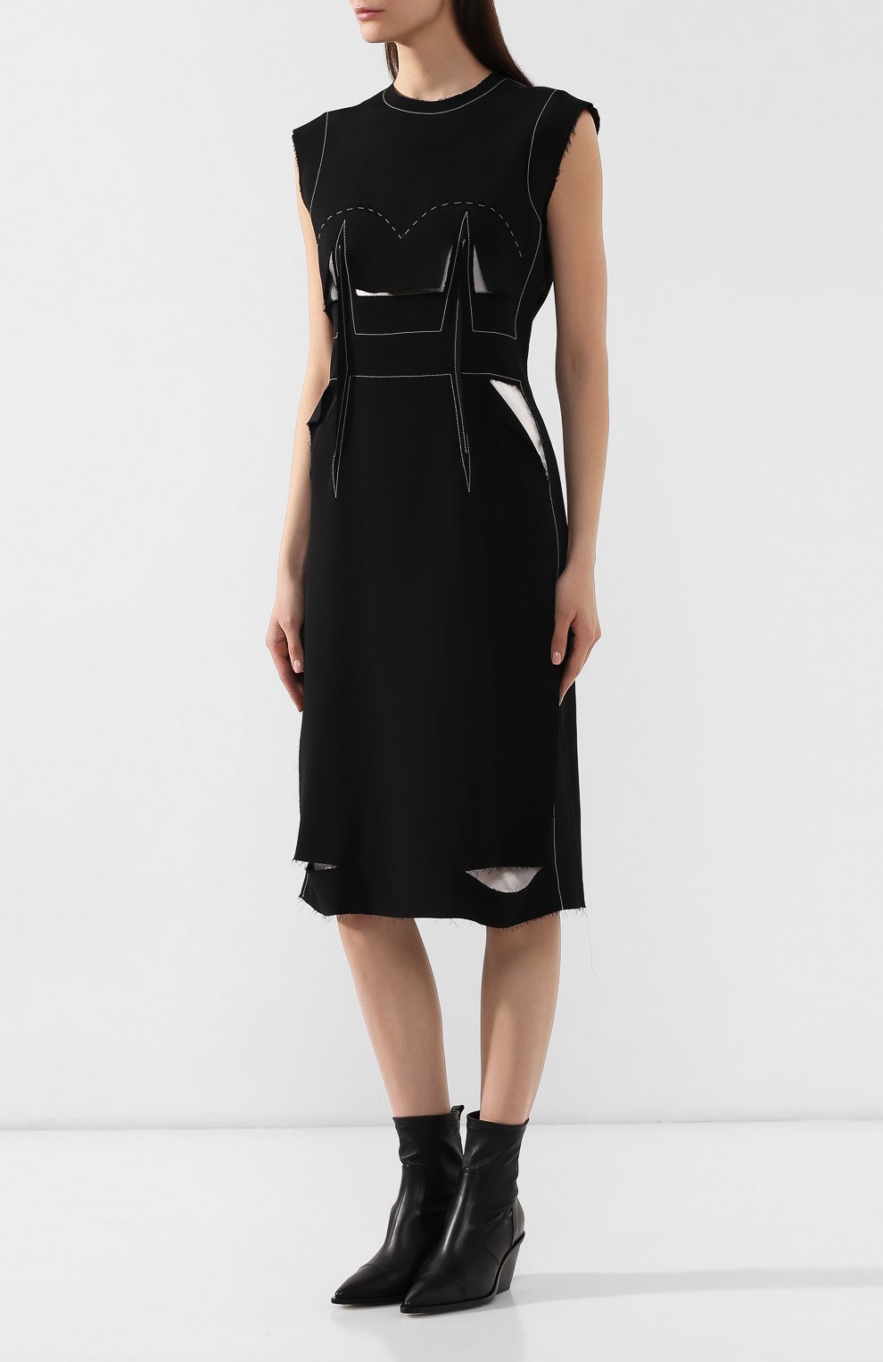 Платье из вискозы MAISON MARGIELA, арт. S29CT0842/S49524, фото 3