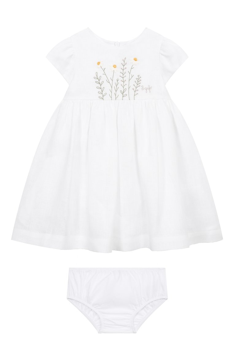 Комплект из платья и шорт IL GUFO, арт. P25VM788L0002/12M-18M, фото 1