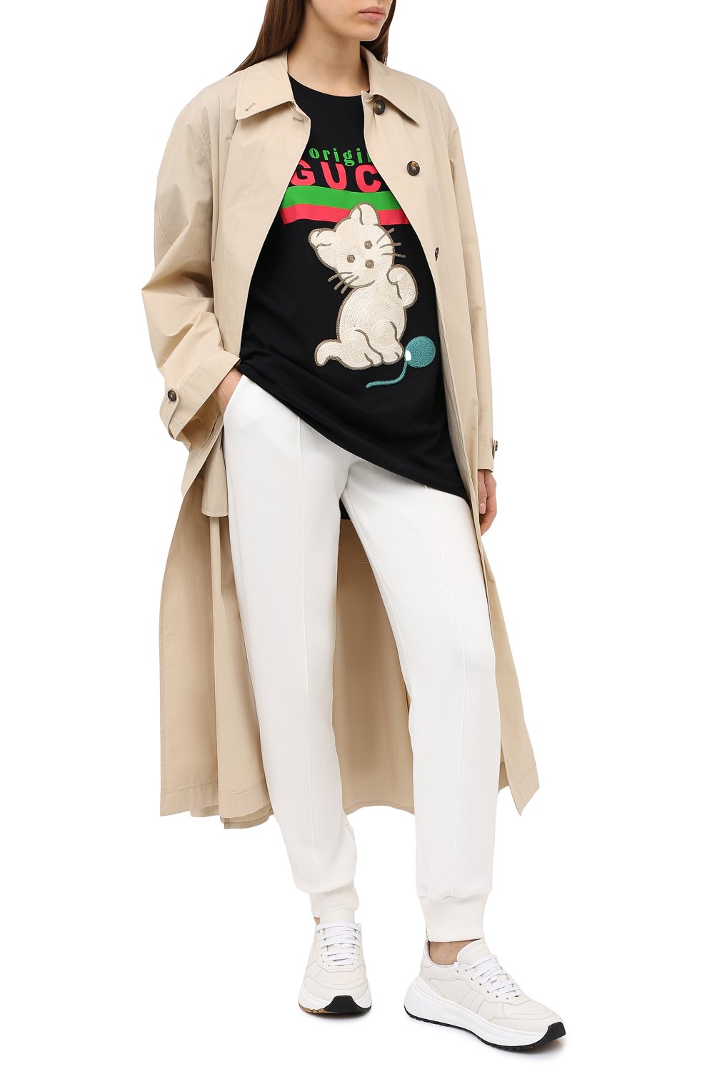 Хлопковые джоггеры GUCCI, арт. 624711/XJCR0, фото 2