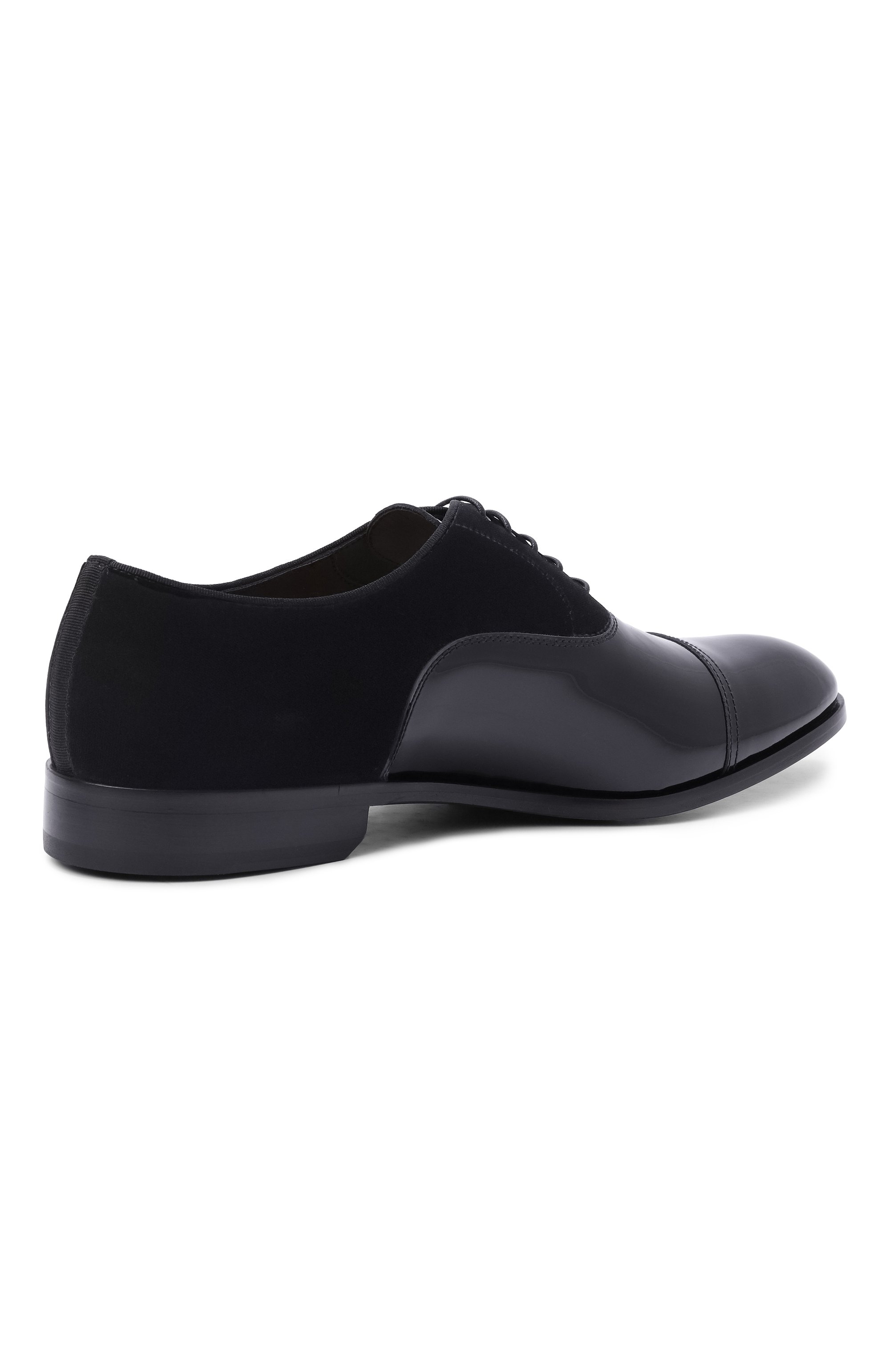 Комбинированные оксфорды DOUCAL'S черного цвета по цене 64350 руб., арт. DU3528RENNPF835N, фото 5 Комбинированные оксфорды DOUCAL'S, арт. DU3528RENNPF835N, фото 5