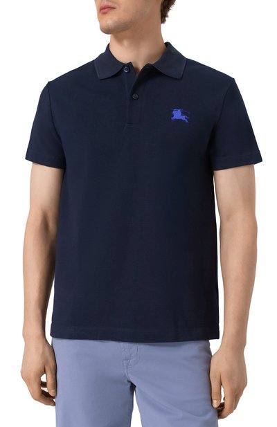 Хлопковое поло BURBERRY, арт. 8107450, фото 3