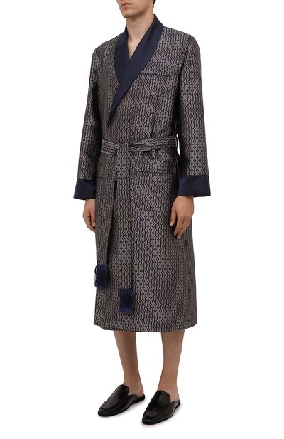 Шелковый халат DEREK ROSE, арт. 5535-VER0056, фото 3