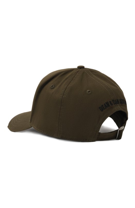 Хлопковая бейсболка Dsquared2 BCM0413/05C07995 Хаки  BCM0413/05C07995 Фото 2