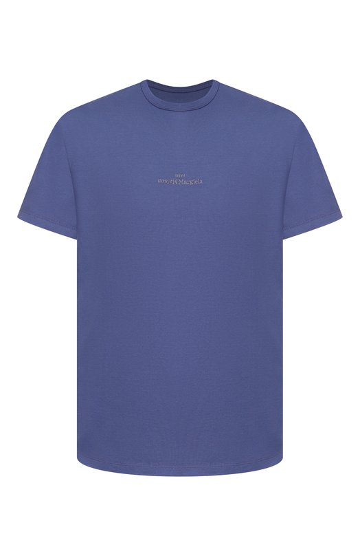 Хлопковая футболка Maison Margiela S30GC0701/S22816 Синий S30GC0701/S22816