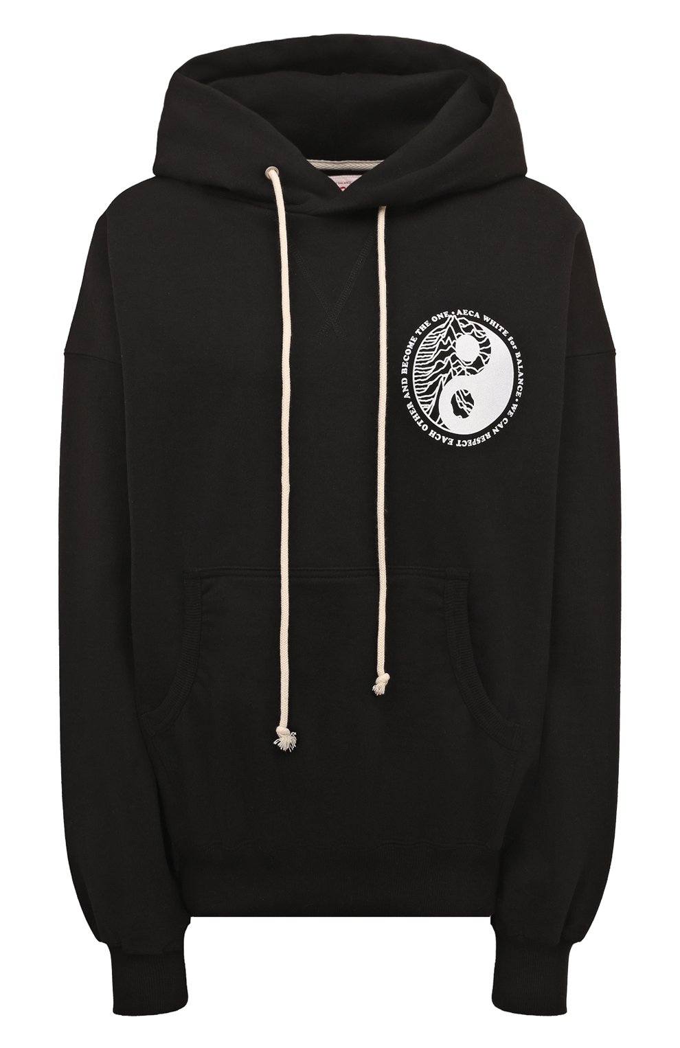 Хлопковое худи AECA WHITE, арт. FWCMFWBDTSPSO010C0, фото 1