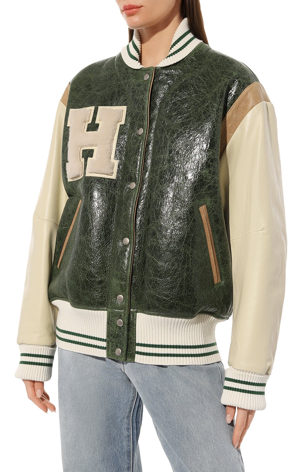 Комбинированный бомбер HALFBOY, арт. H05WJBB163420, фото 3