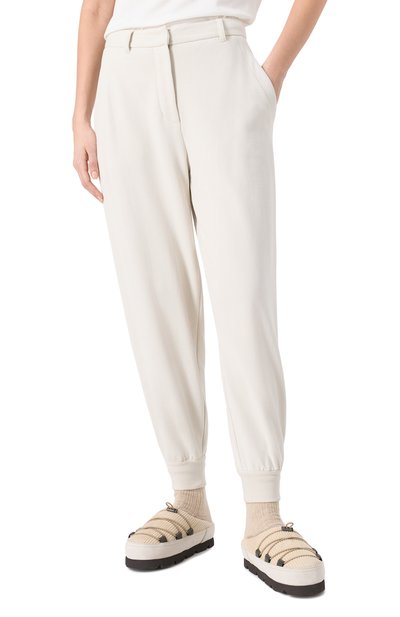 Хлопковые джоггеры BRUNELLO CUCINELLI, арт. MN05NVC399, фото 3