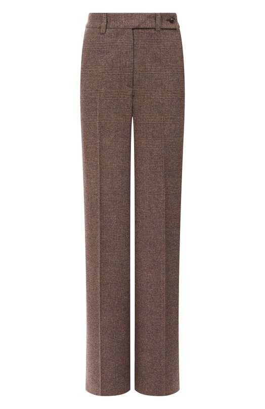 Брюки из шерсти и кашемира Kiton D48109K0550G02 Коричневый D48109K0550G02