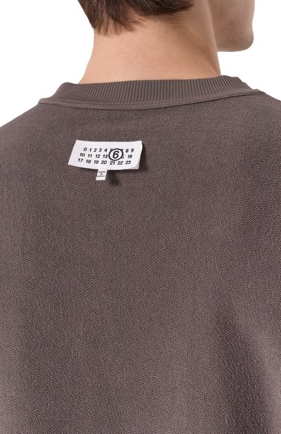 Хлопковый свитшот MM6, арт. SH0GU0023/M25012, фото 5