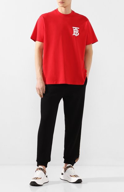 Комбинированные кроссовки BURBERRY, арт. 8024052, фото 2