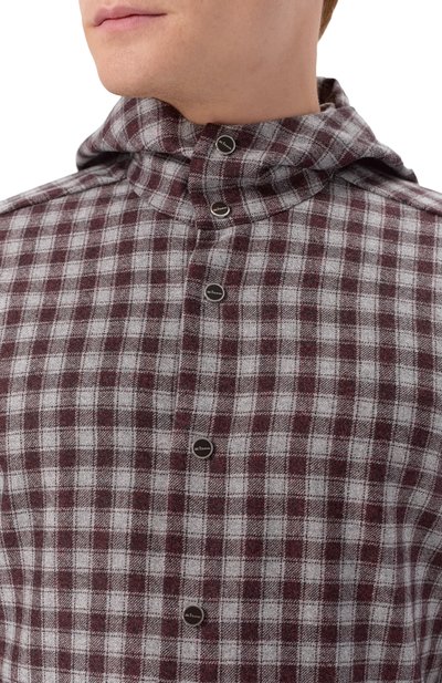 Рубашка из шерсти и кашемира KITON, арт. UMCPETEK0167G21, фото 5