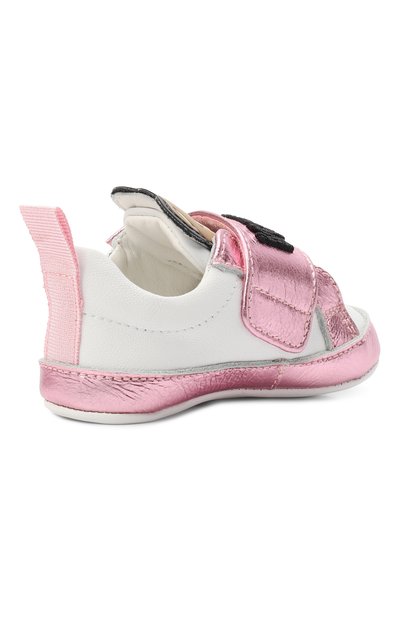 Кожаные пинетки MOSCHINO, арт. 82900/VAR1, фото 3