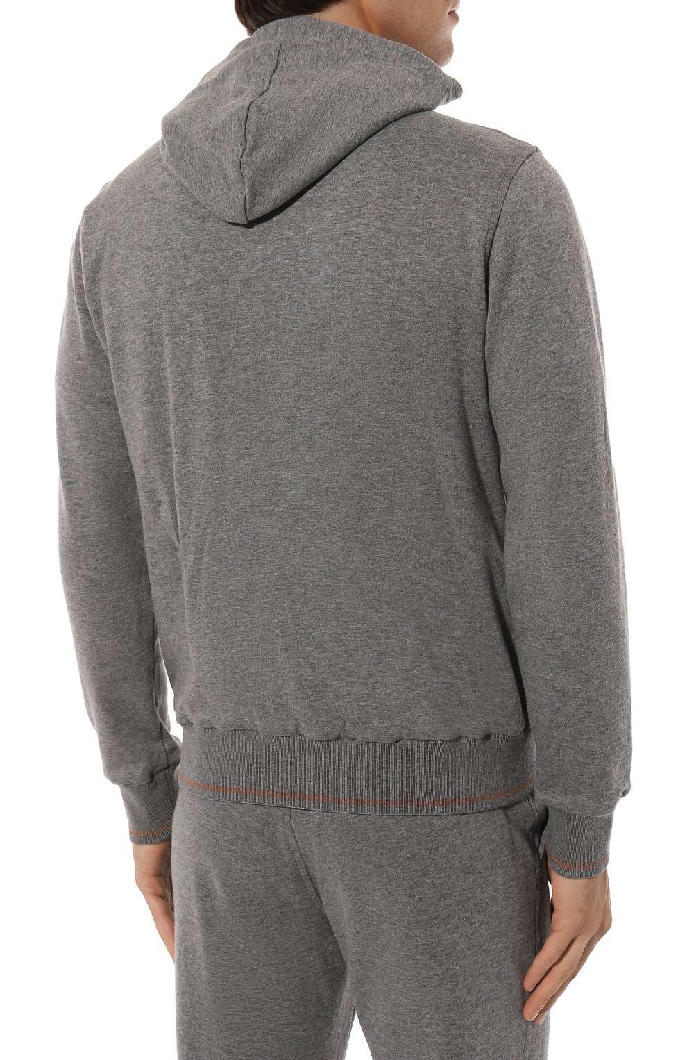 Толстовка из хлопка и кашемира CAPOBIANCO, арт. 15M406.LB00., фото 4