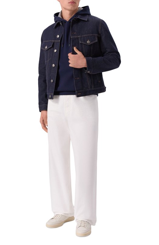 Джинсовая куртка Brunello Cucinelli M233P6909 Синий  M233P6909 Фото 2