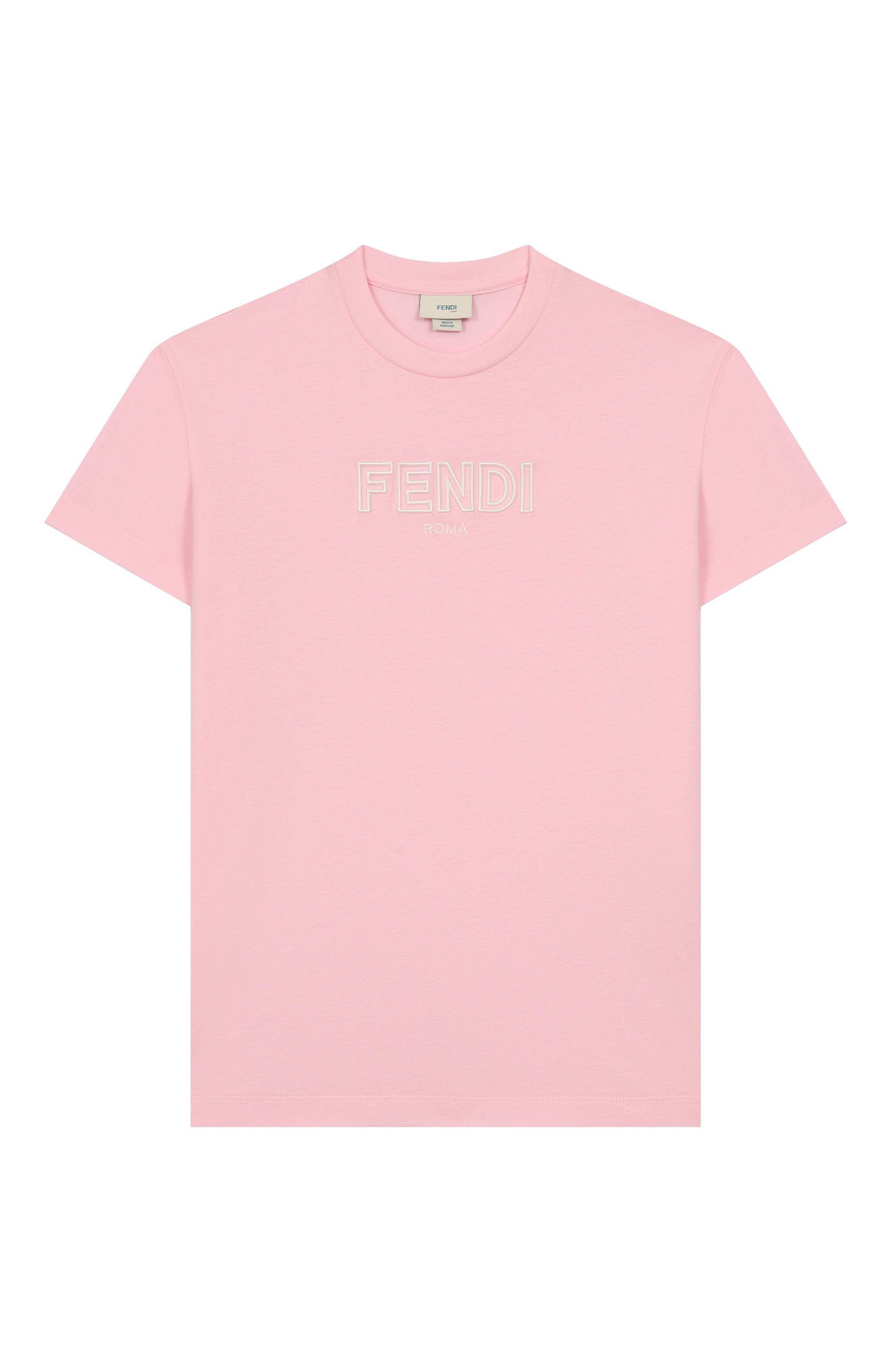 Хлопковая футболка FENDI, арт. JUI159/7AJ/8-12+, фото 1
