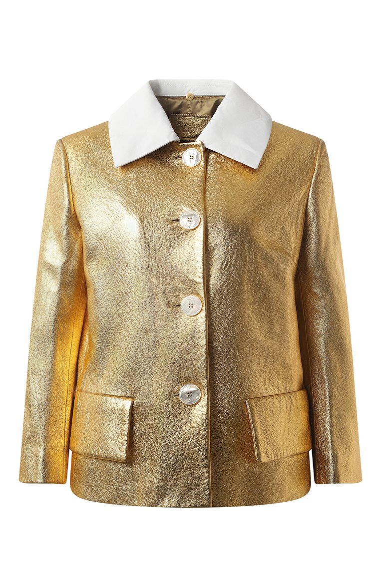 Кожаный жакет PRADA, арт. 55769C-AW4-F0056, фото 1