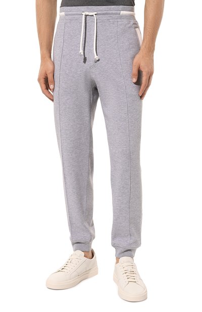 Хлопковые джоггеры BRUNELLO CUCINELLI, арт. M0T353205G, фото 3